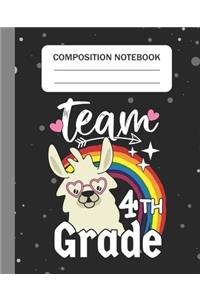 Team 4th Grade - Composition Notebook
