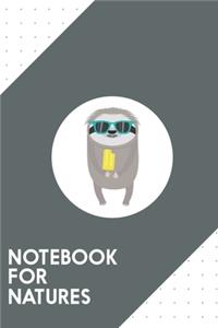Notebook for Natures