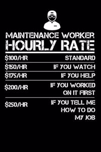 Maintenance Worker Hourly Rate