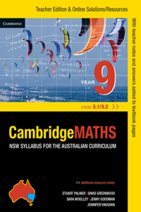 Cambridge Mathematics NSW Syllabus for the Australian Curriculum Year 9 5.1 and 5.2 Teacher Edition