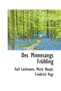 Des Minnesangs Fr Hling