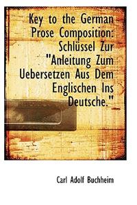 Key to the German Prose Composition