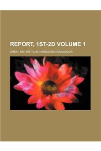 Report, 1st-2D Volume 1