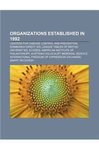 Organizations Established in 1992