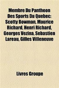 Membre Du Pantheon Des Sports Du Quebec
