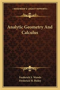 Analytic Geometry and Calculus