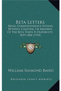Beta Letters