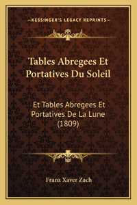 Tables Abregees Et Portatives Du Soleil