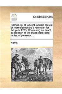 Harris's List of Covent-Garden Ladies