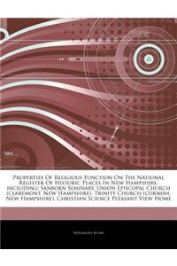 Articles on Properties of Religious Function on the National Register of Historic Places in New Hampshire, Including