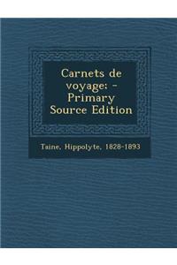 Carnets de voyage;