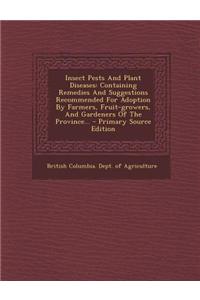Insect Pests and Plant Diseases