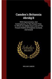 Camden's Britannia Abridg'd