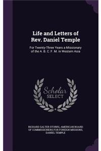 Life and Letters of Rev. Daniel Temple