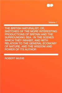 The British Naturalist, Or, Sketches of the More Interesting Productions of Britain and the Surrounding Sea: In the Scenes Which They Inhabit, and with Relation to the General Economy of Nature, and the Wisdom and Power of Its Author Volume 1