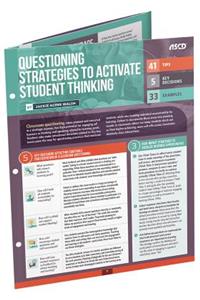 Questioning Strategies to Activate Student Thinking (Quick Reference Guide 25-Pack)