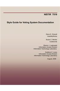 Style Guide for Voting System Documentation
