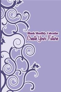 Blank Monthly Calendar