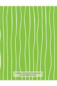 Cornell Notes Inspirational Notebook 160 Numbered Pages