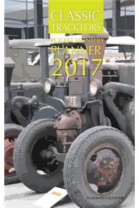 Classic Tractors Pocket Monthly Planner 2017