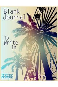 Blank Journal To Write In