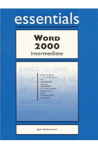 Word 2000 Essentials Intermediate