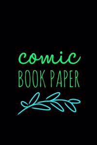 Comic Book Paper