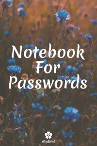 Notebook For Passwords