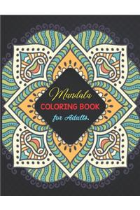 Mandala Coloring Book For Adults.