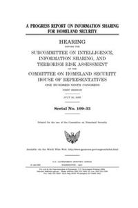 A progress report on information sharing for homeland security