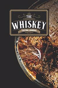 Whiskey Bourbon Scotch Tasting Sampling Journal Notebook Log Book Diary - Ice Rocks in a Glass