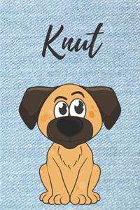 personalisiertes Notizbuch Hunde / Malbuch / Kritzelbuch / Tagebuch / Notizheft / Journal / DIN A5 / Geschenke Knut