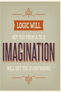 Logic will get you from a to z - imagination will get you everywhere