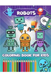 Robots Coloring Book for Kids