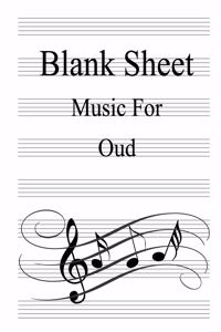 Blank Sheet Music For Oud