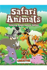 Safari Animals Coloring Books Nature Edition