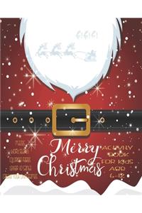 Merry Christmas Activity Book