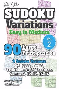 David Karn Sudoku Variations - Easy to Medium Vol 2