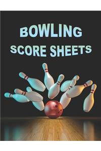 Bowling Score Sheets