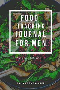 Food tracking Journal for men