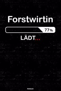 Forstwirtin Lädt... Notizbuch