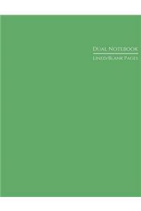 Dual Notebook Lined/Blank Pages