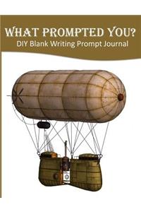 What Prompted You? DIY Blank Writing Prompt Journal