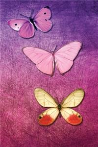 Butterfly Purple Collage Art Journal