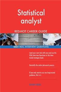 Statistical analyst RED-HOT Career Guide; 2551 REAL Interview Questions