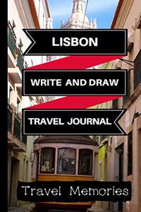 Lisbon Write and Draw Travel Journal
