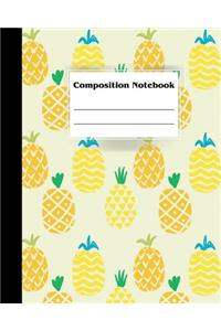 Pineapple Composition Notebook