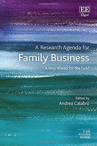 A Research Agenda for Family Business
