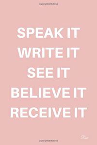 Speak It (Rose)