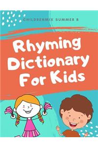 Rhyming Dictionary For Kids